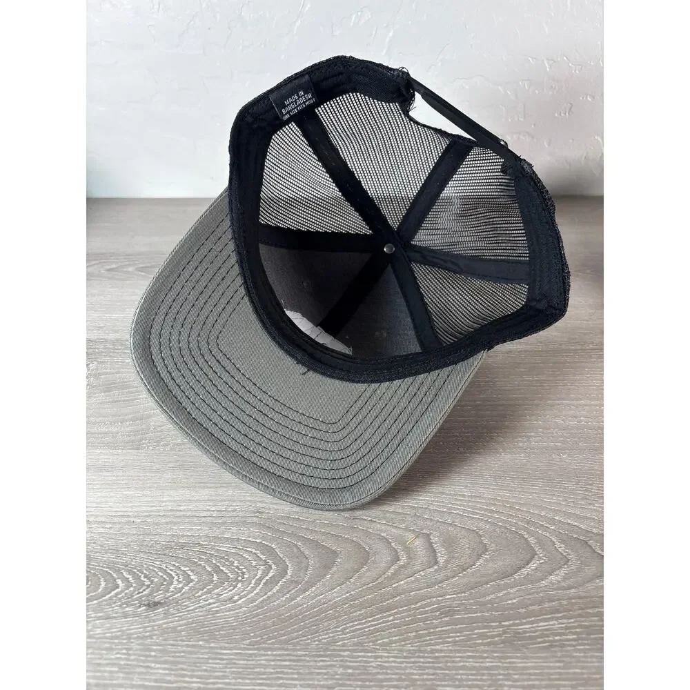 Scheels Chandler Arizona‎ Gray Black Men's Snapback Trucker Hat- EUC